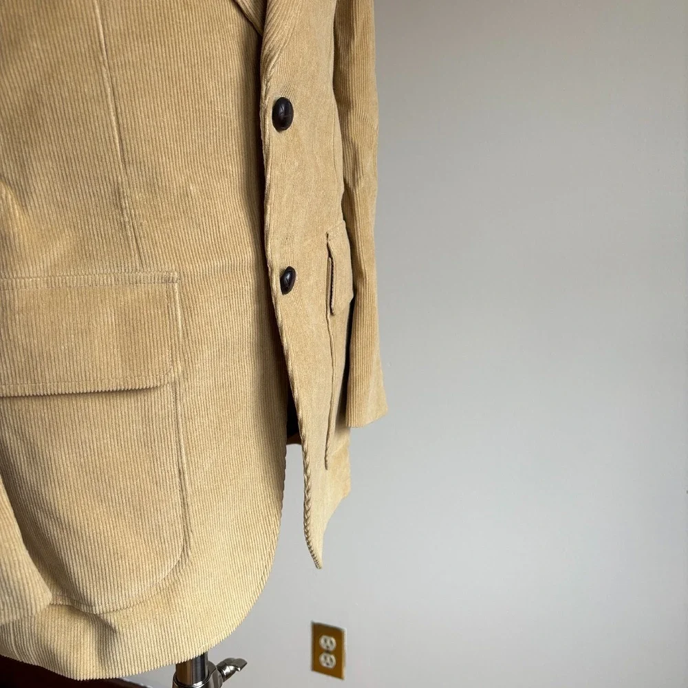 Montgomery Ward Corduroy Blazer Vintage Sport Coat Jacket Sz 38 M Made‎ in Japan
